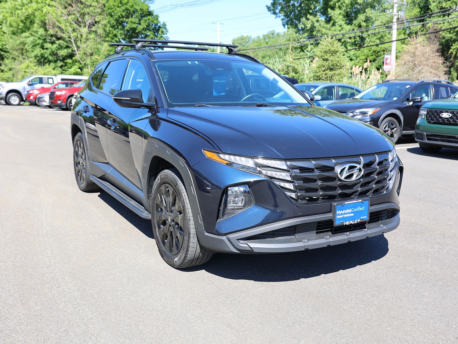 Photo view of 2023 Hyundai Tucson in Blue