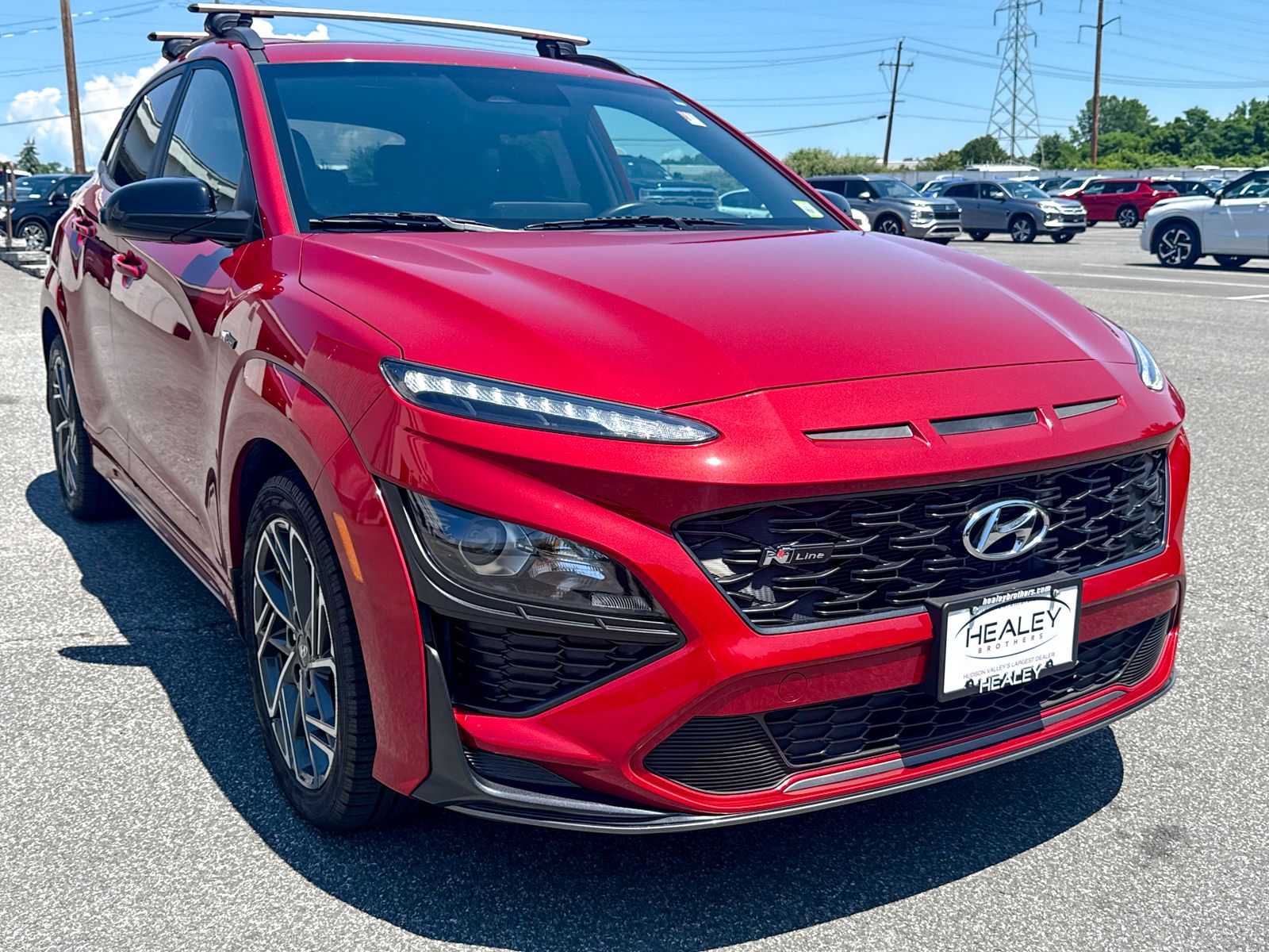 Photo view of 2023 Hyundai Kona in Red