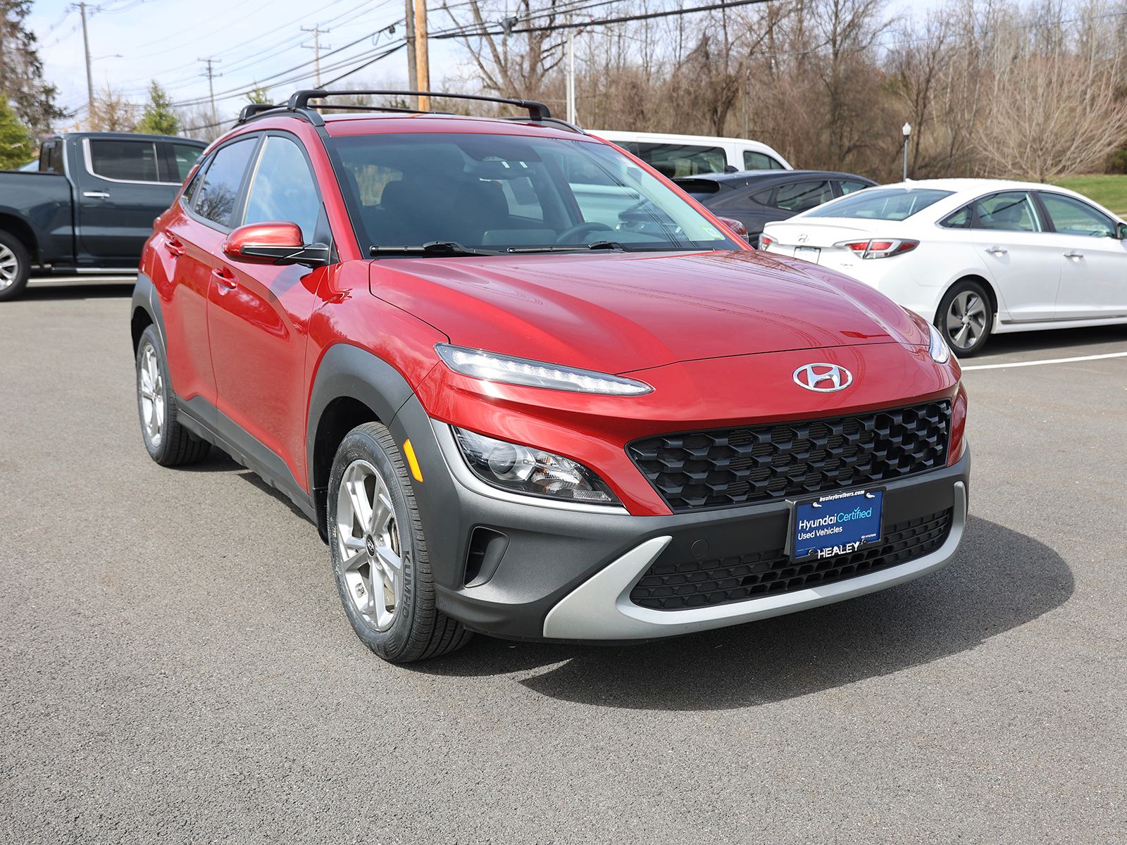 Photo view of 2023 Hyundai Kona in Red