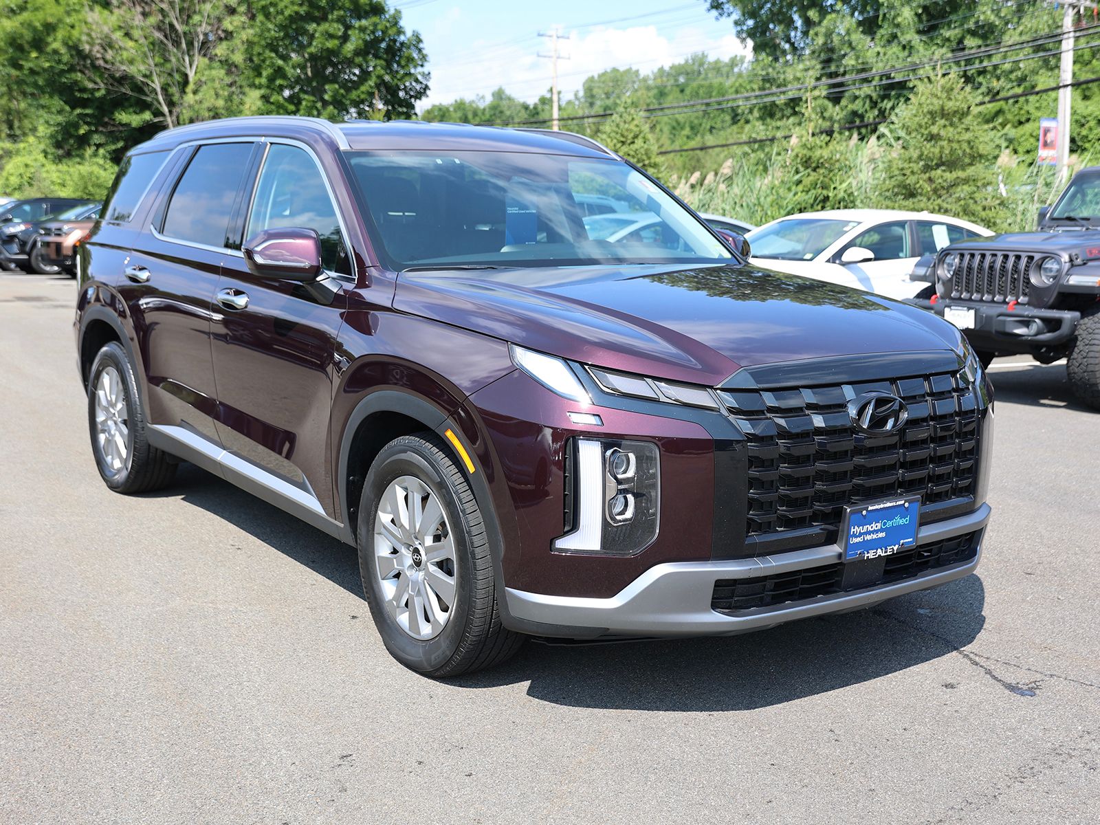 Photo view of 2025 Hyundai Palisade in Red