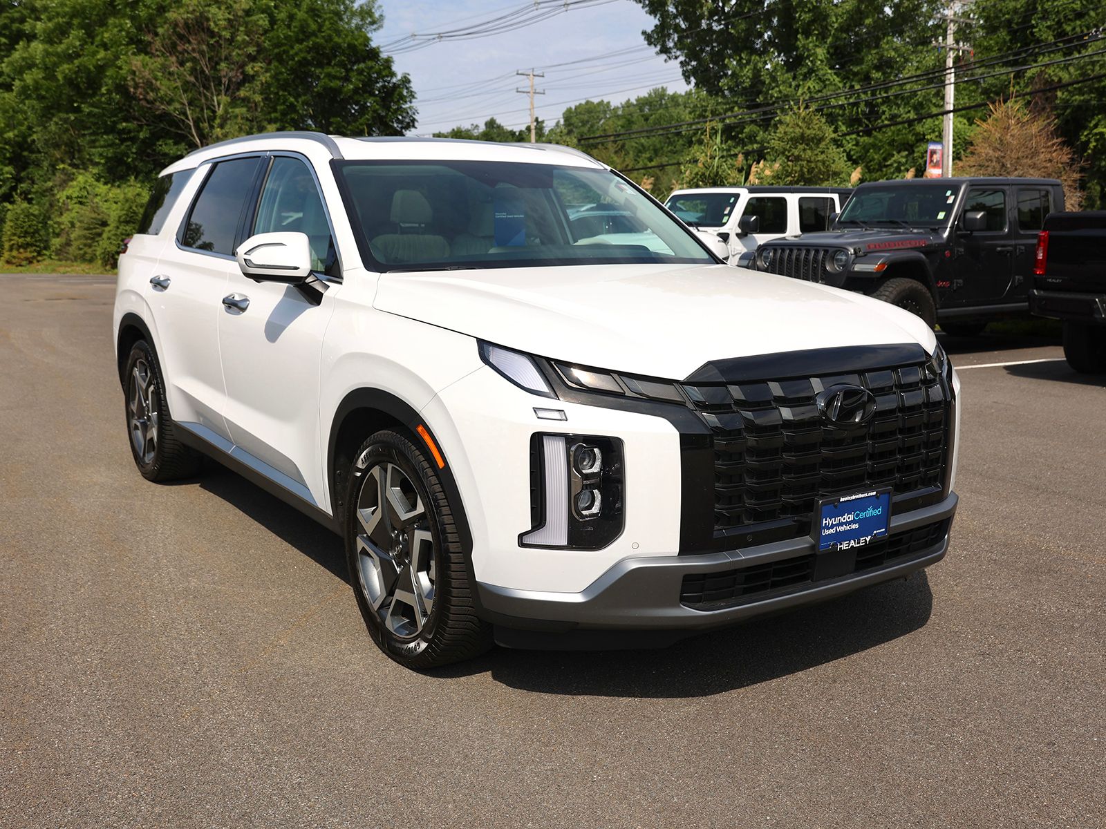 Photo view of 2023 Hyundai Palisade in White