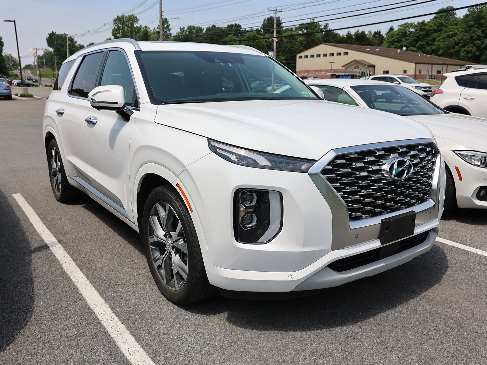 Photo view of 2021 Hyundai Palisade in White