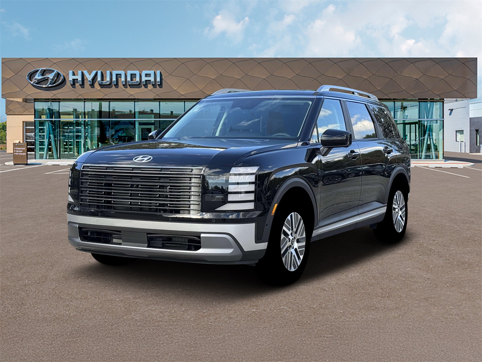 Photo view of 2026 Hyundai Palisade Hybrid in Black