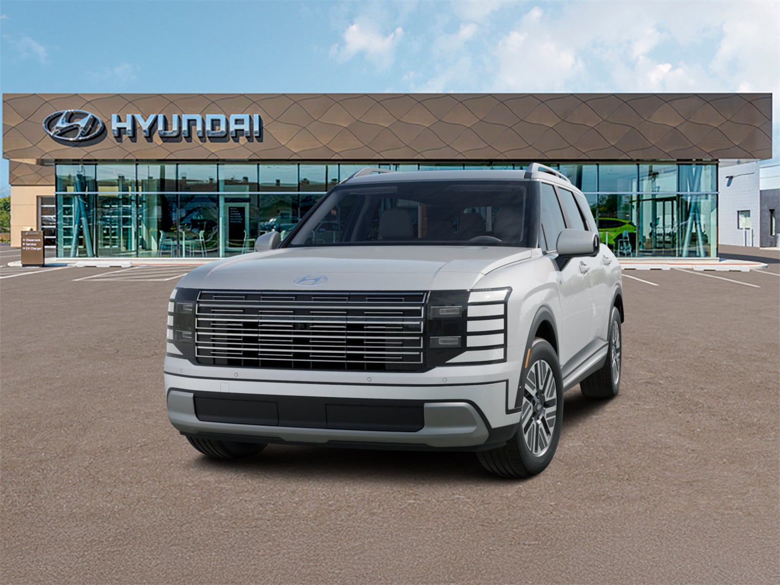 Photo view of 2026 Hyundai Palisade Hybrid in White