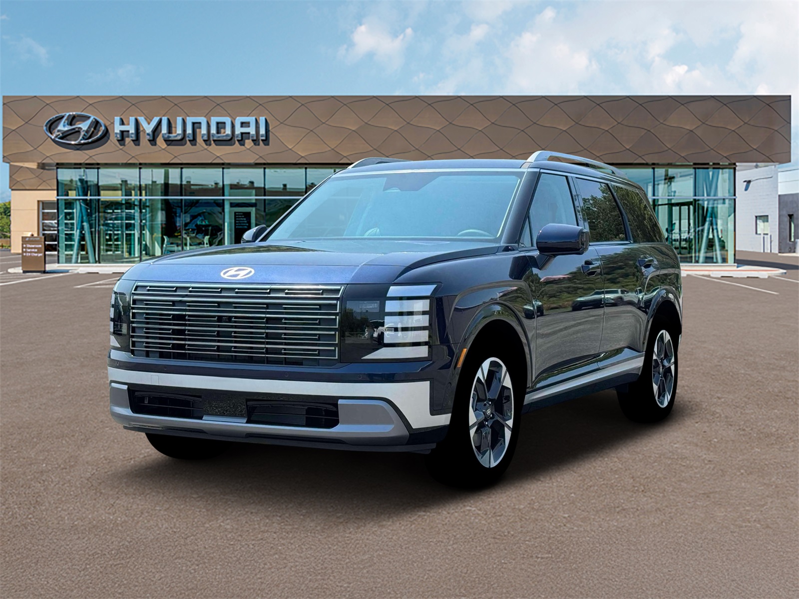 Photo view of 2026 Hyundai Palisade in Blue