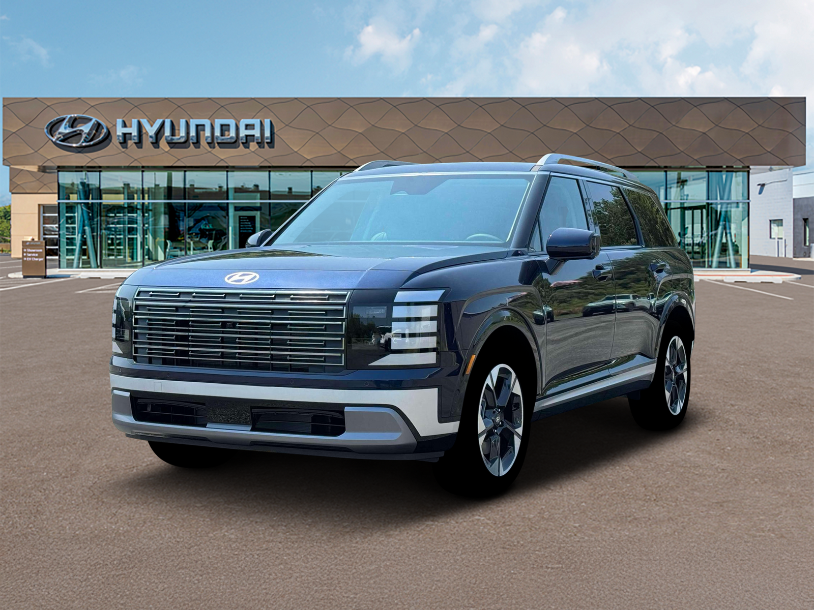 Photo view of 2026 Hyundai Palisade in Blue