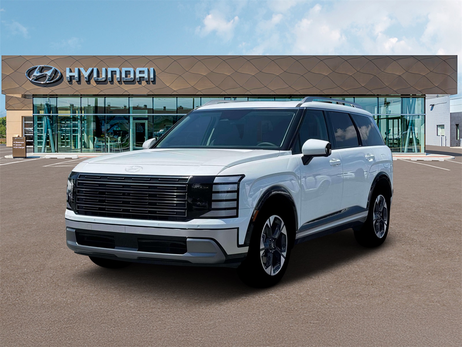 Photo view of 2026 Hyundai Palisade in White