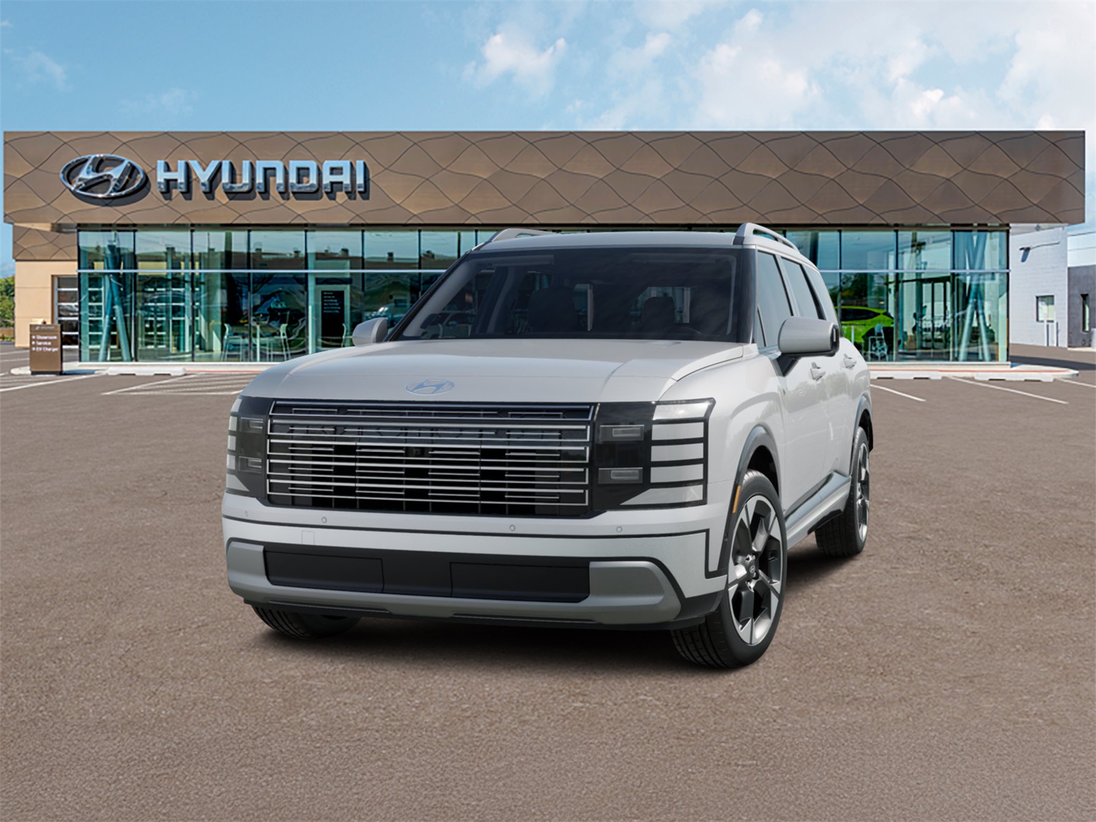 Photo view of 2026 Hyundai Palisade Hybrid in White