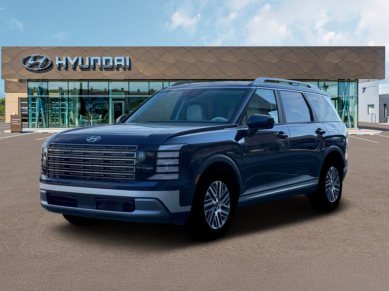 Photo view of 2026 Hyundai Palisade in Blue