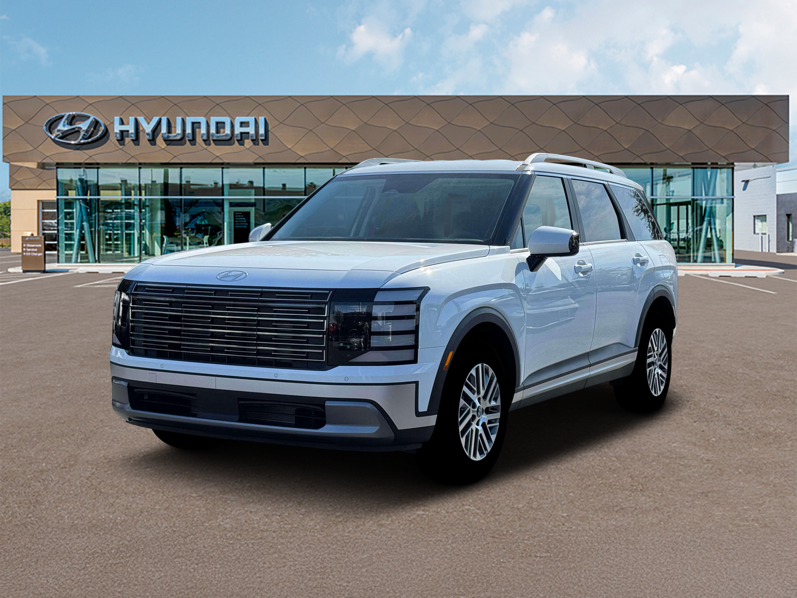Photo view of 2026 Hyundai Palisade in White