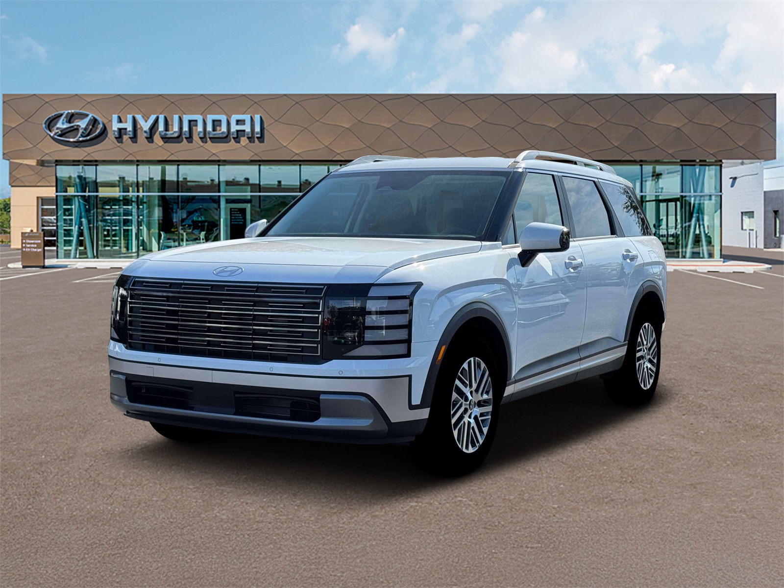 Photo view of 2026 Hyundai Palisade in White