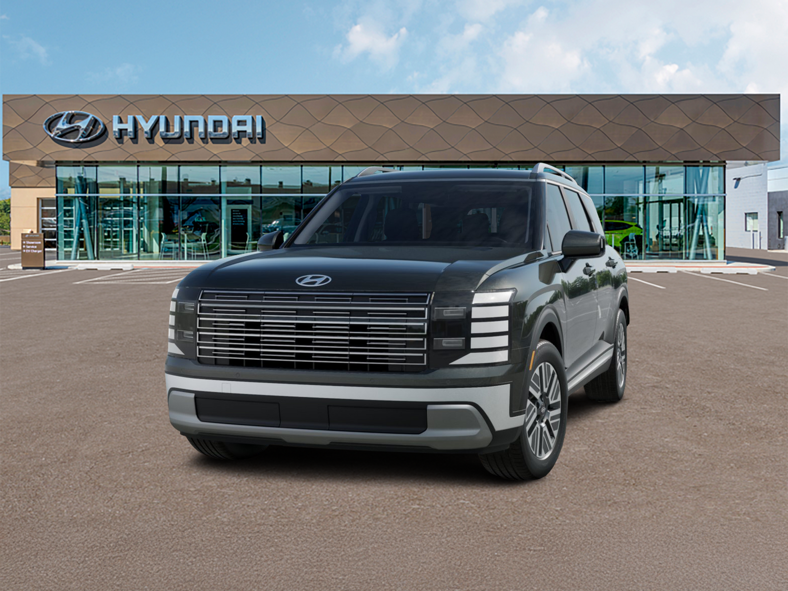 Photo view of 2026 Hyundai Palisade Hybrid in Green