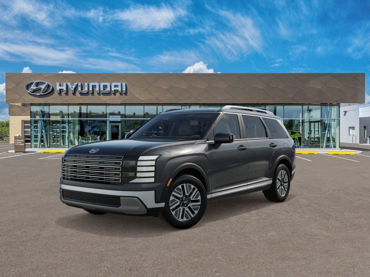 Photo view of 2026 Hyundai Palisade Hybrid in Gray