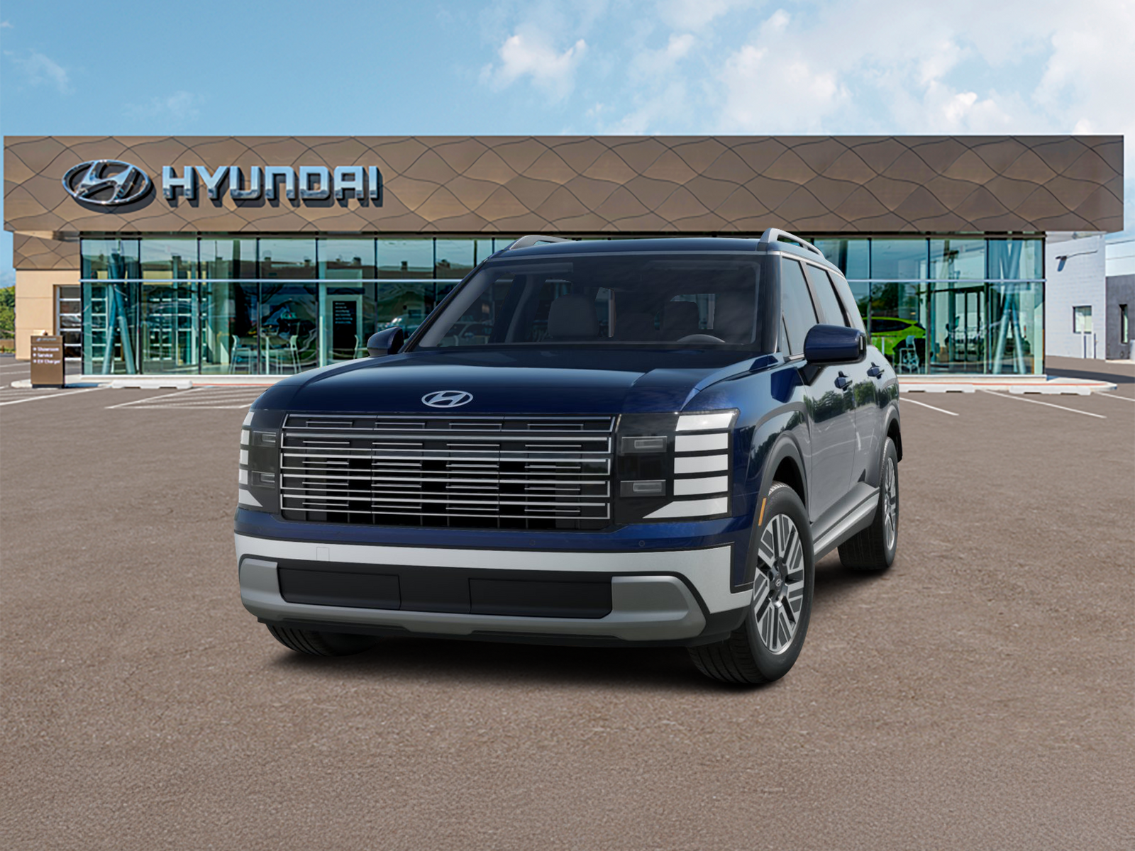 Photo view of 2026 Hyundai Palisade Hybrid in Blue