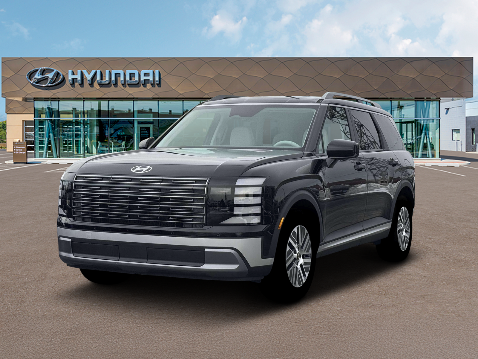 Photo view of 2026 Hyundai Palisade Hybrid in Black