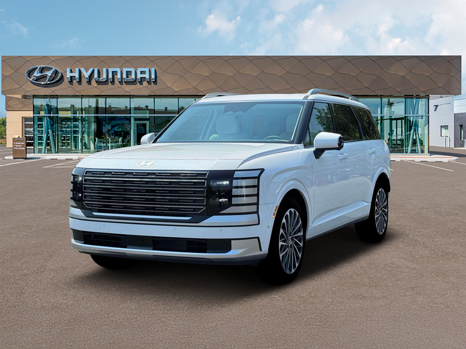 Photo view of 2026 Hyundai Palisade in White