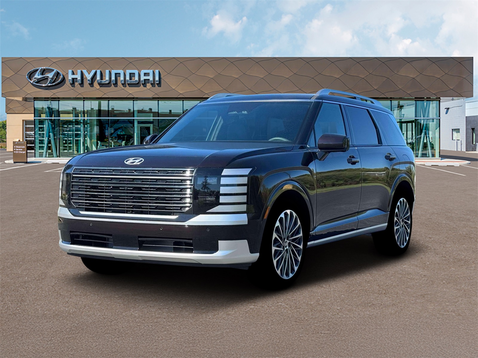 Photo view of 2026 Hyundai Palisade in Red