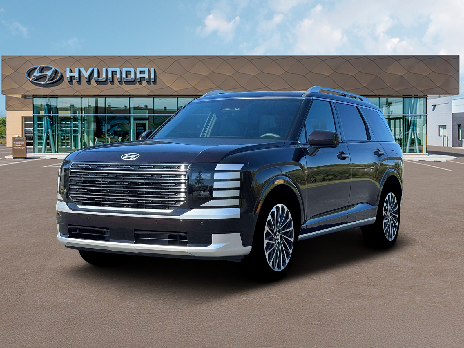 Photo view of 2026 Hyundai Palisade in Red