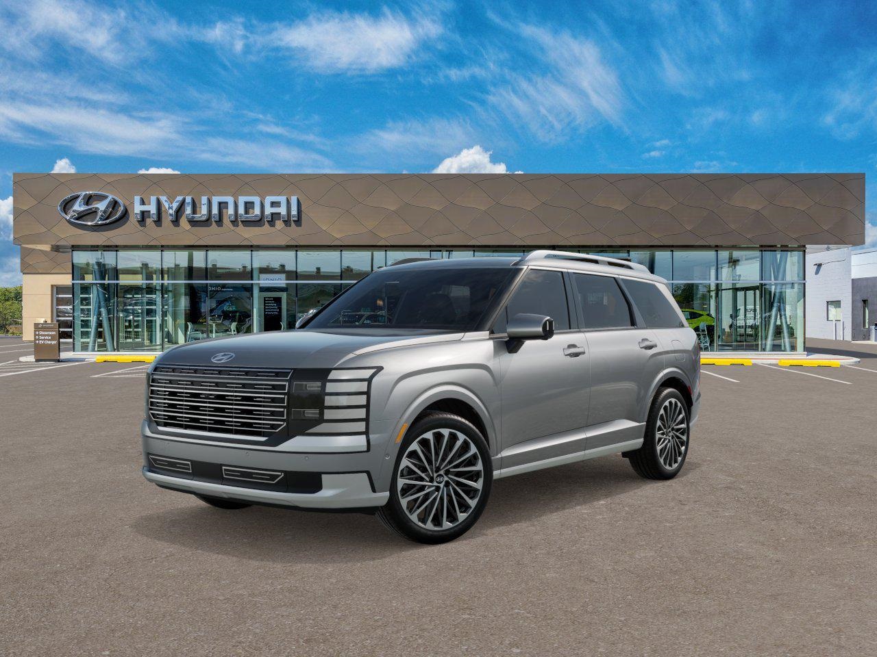 Photo view of 2026 Hyundai Palisade Hybrid in Silver