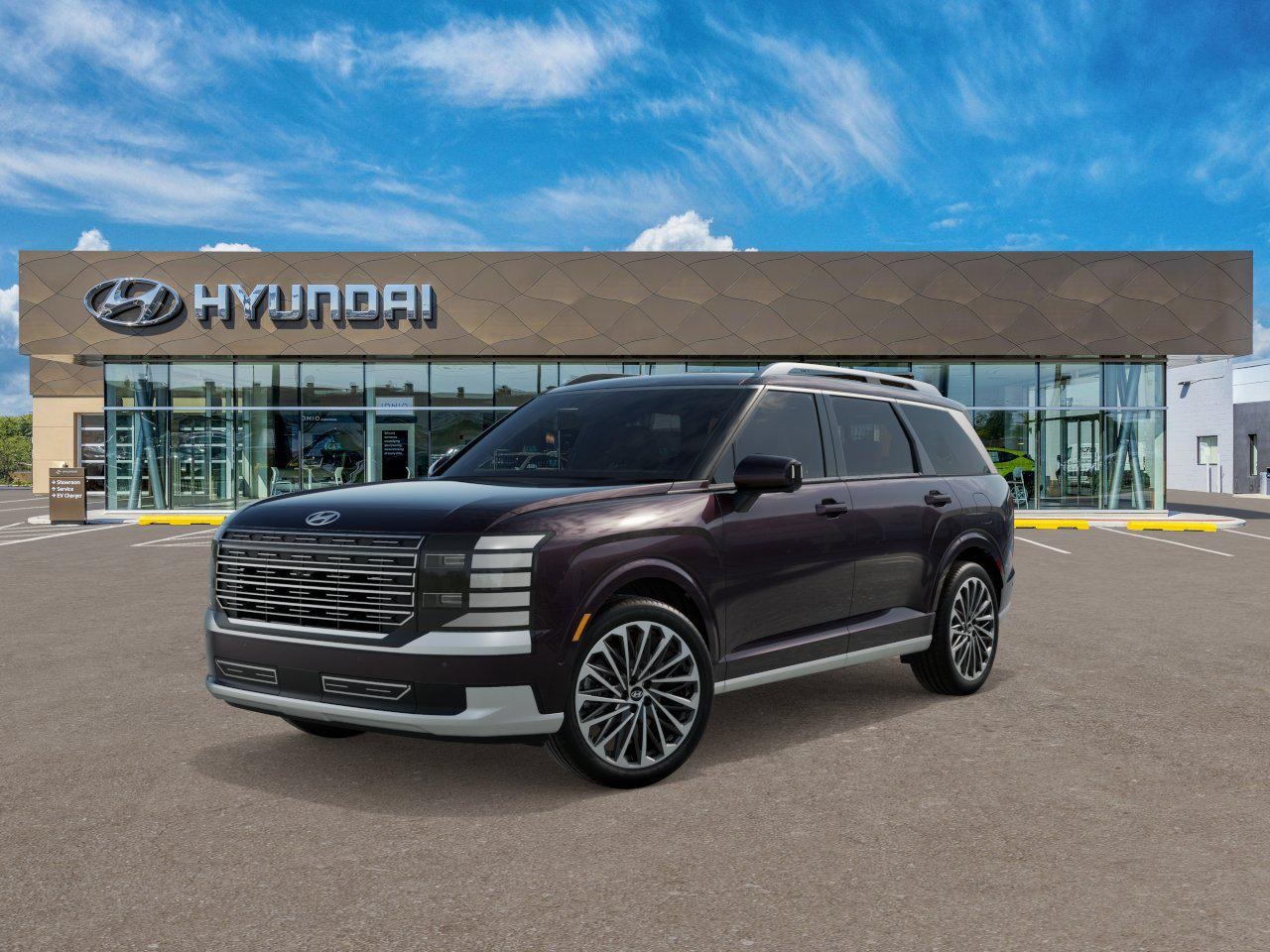 Photo view of 2026 Hyundai Palisade Hybrid in Red