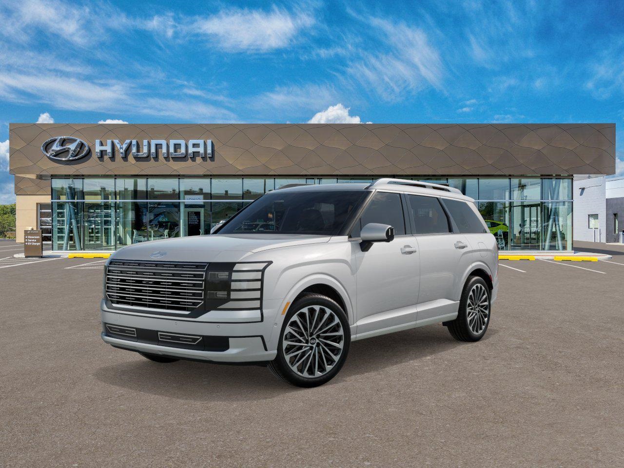Photo view of 2026 Hyundai Palisade Hybrid in White