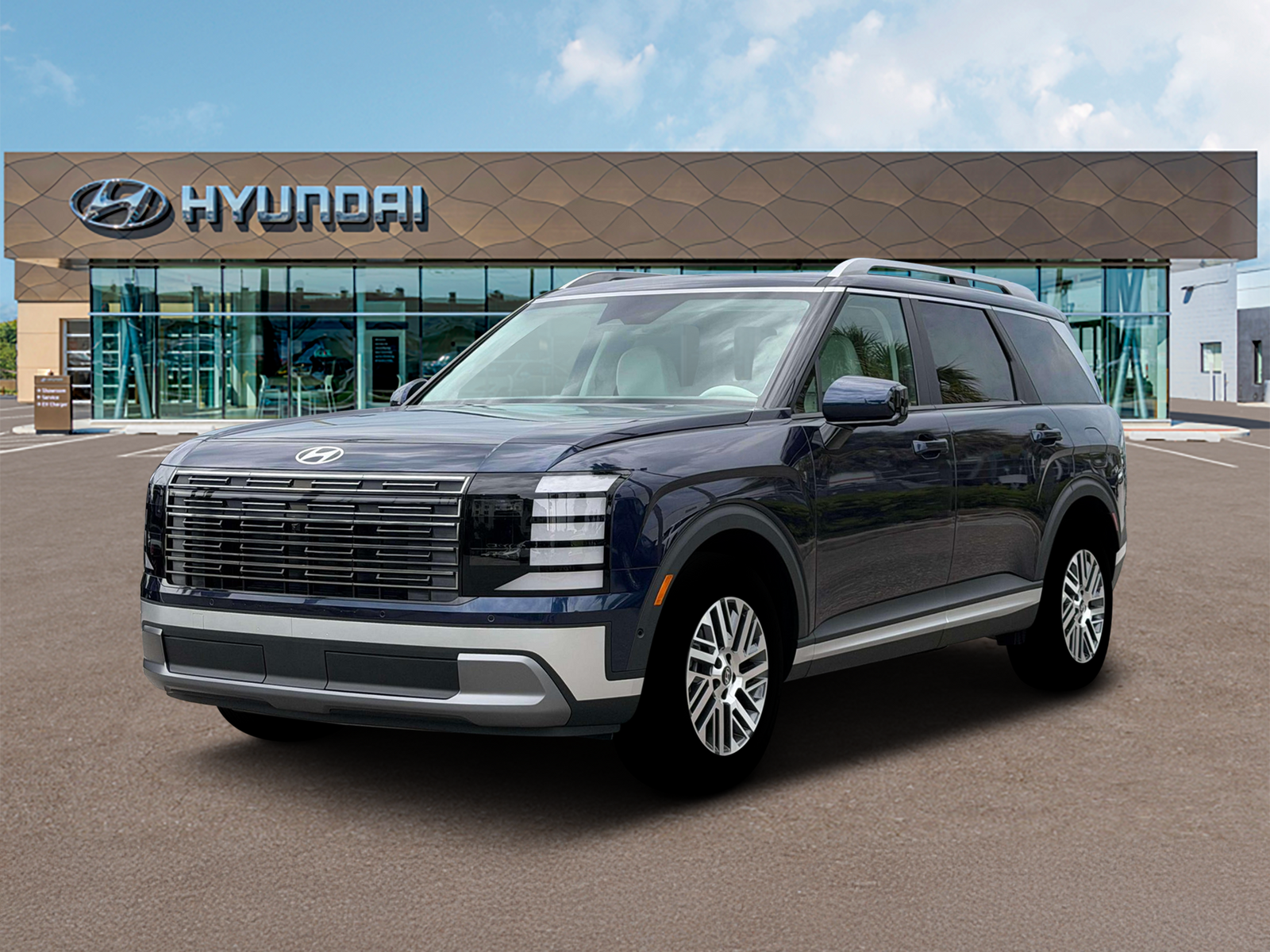Photo view of 2026 Hyundai Palisade in Blue