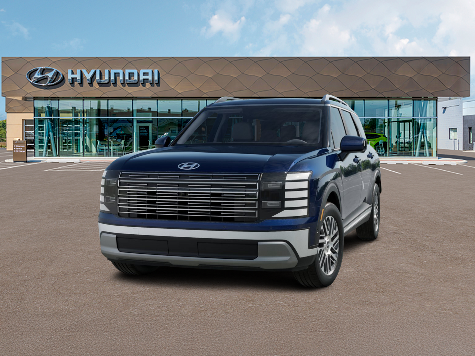 Photo view of 2026 Hyundai Palisade in Blue