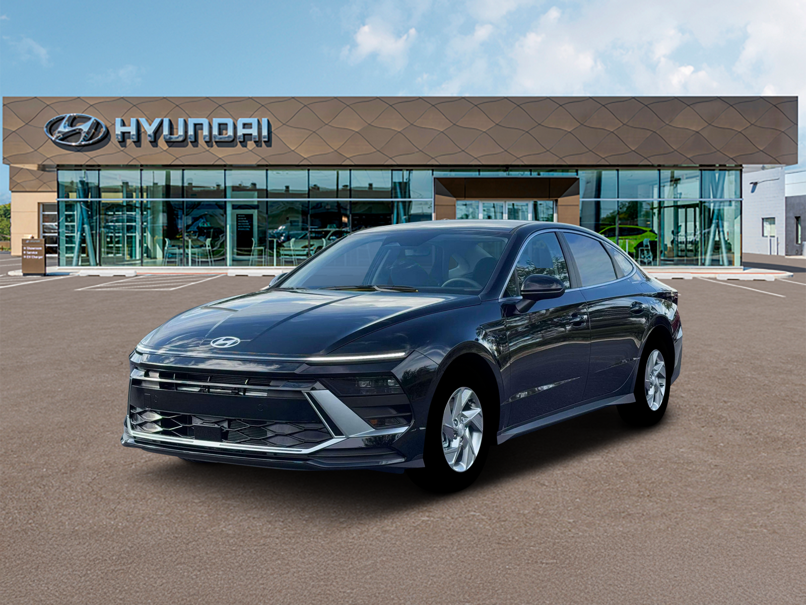 Photo view of 2026 Hyundai Sonata in Black
