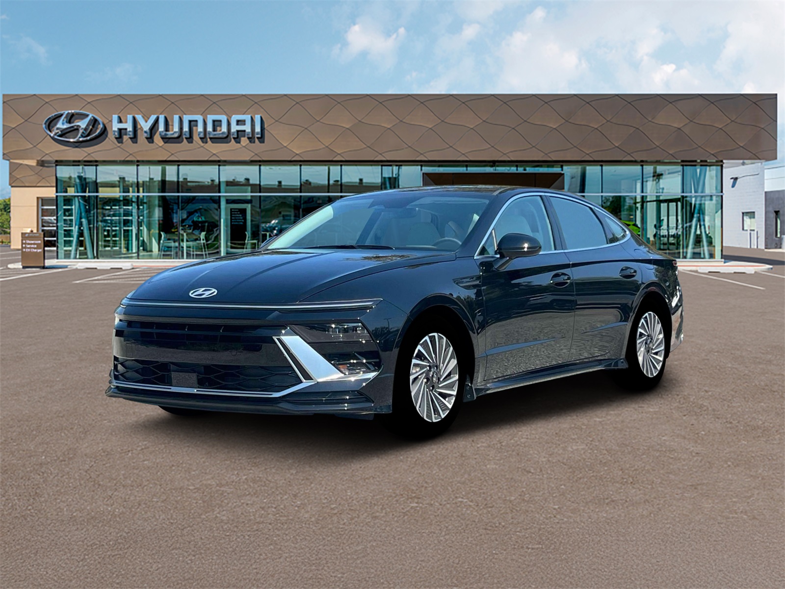 Photo view of 2026 Hyundai Sonata Hybrid in Black