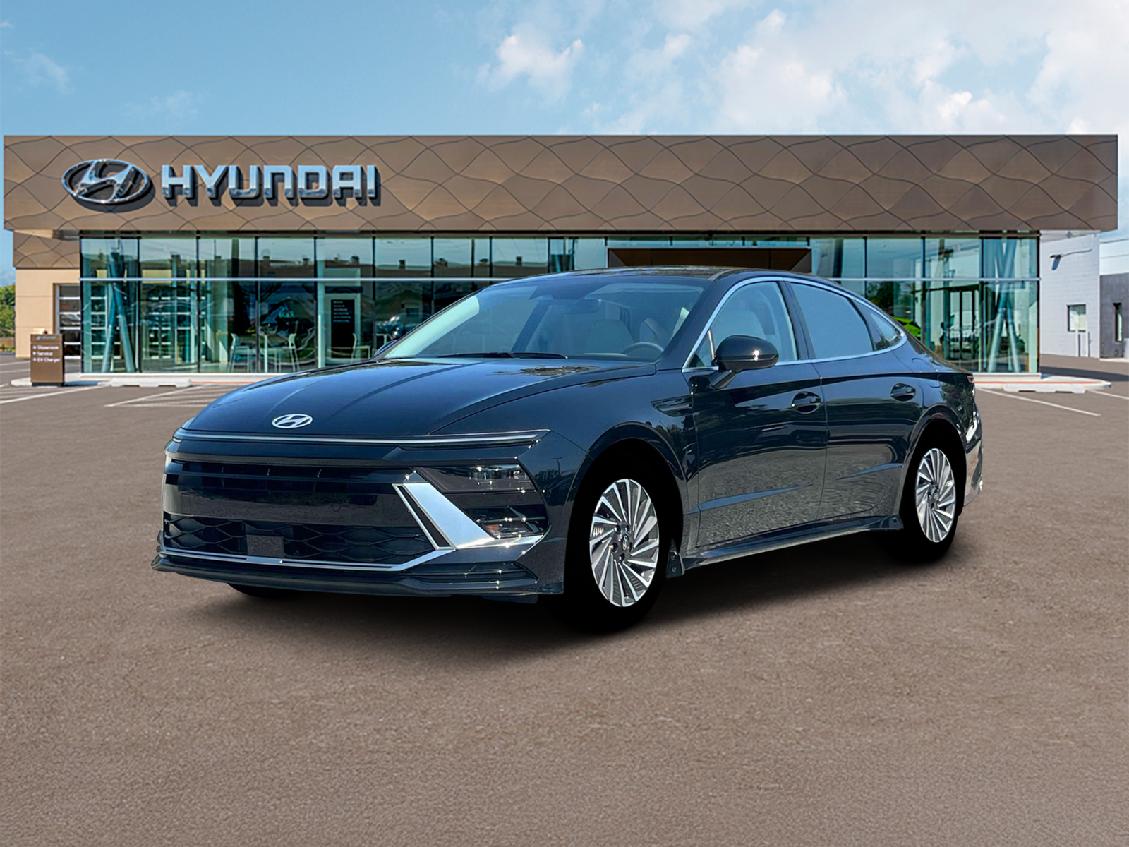 Photo view of 2026 Hyundai Sonata Hybrid in Black