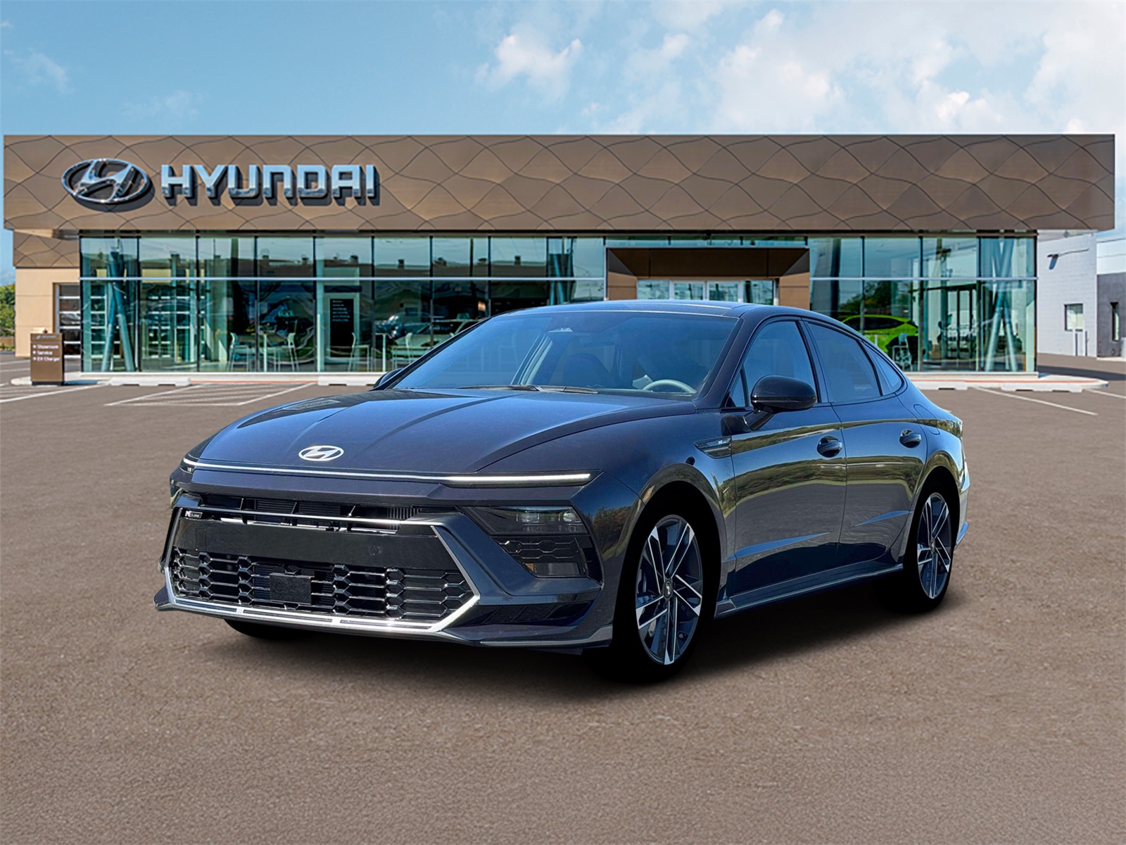 Photo view of 2026 Hyundai Sonata in Blue