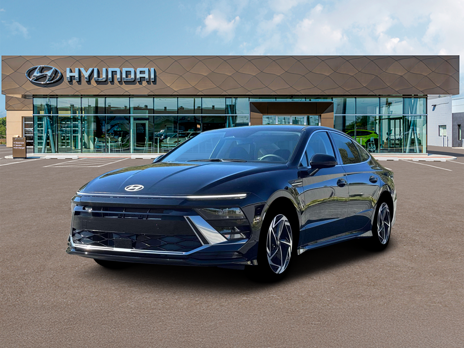 Photo view of 2026 Hyundai Sonata in Black