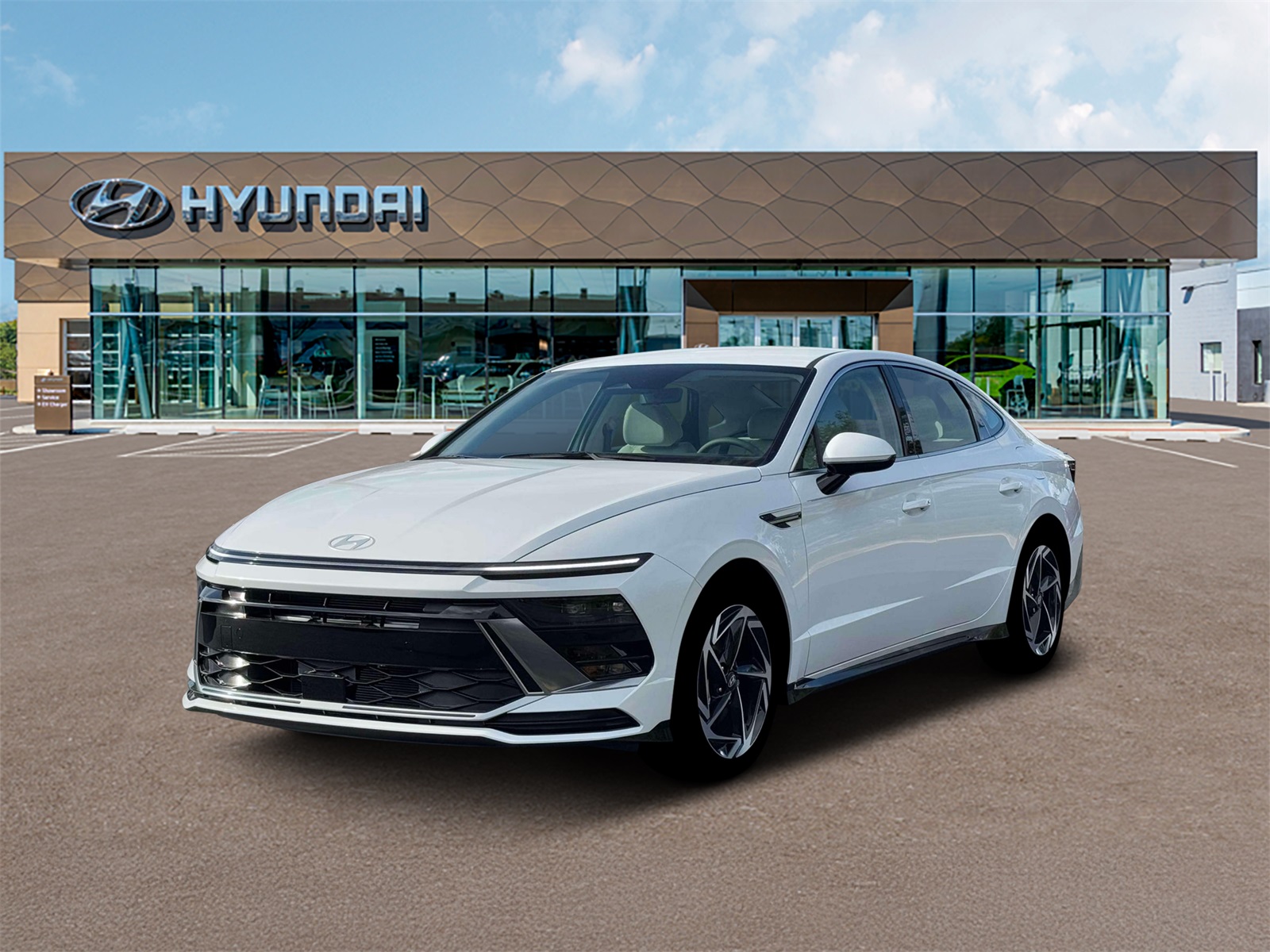 Photo view of 2026 Hyundai Sonata in White