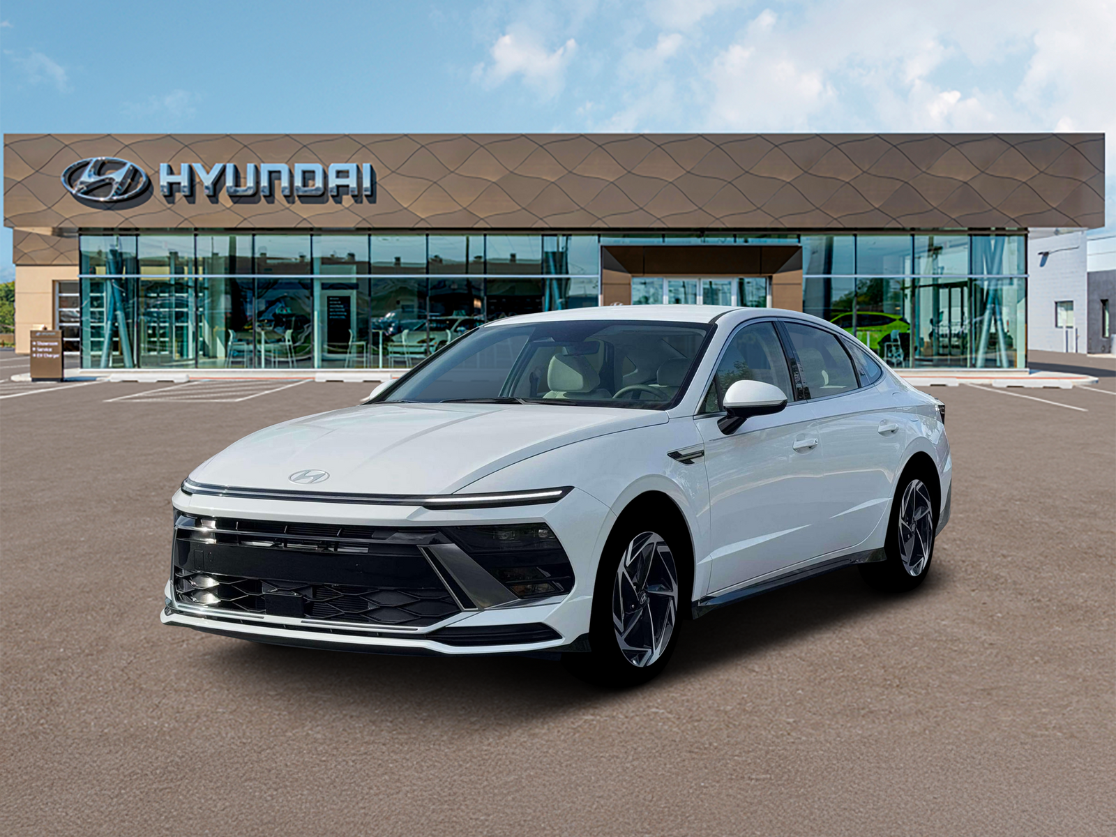 Photo view of 2026 Hyundai Sonata in White