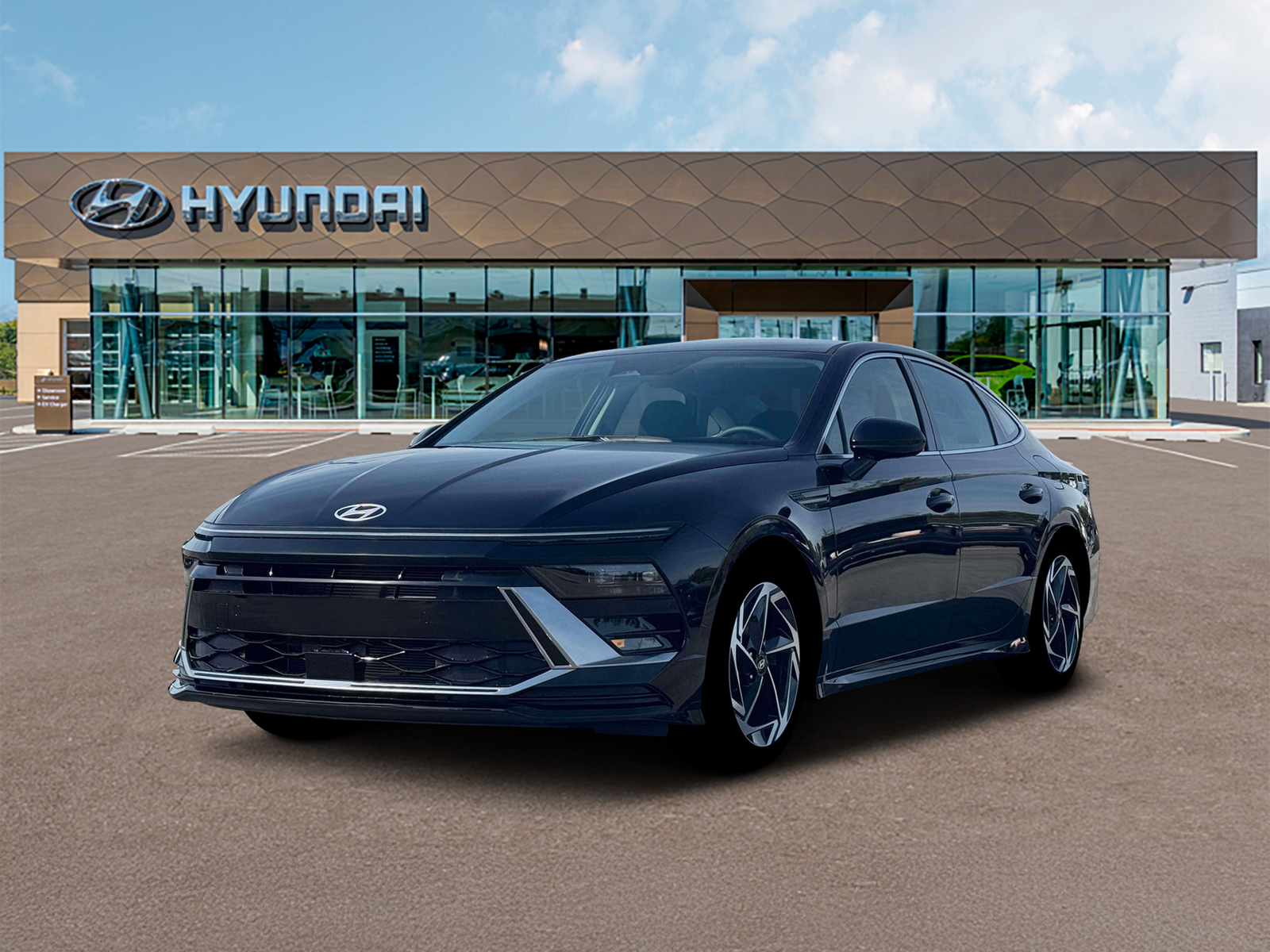 Photo view of 2026 Hyundai Sonata in Black
