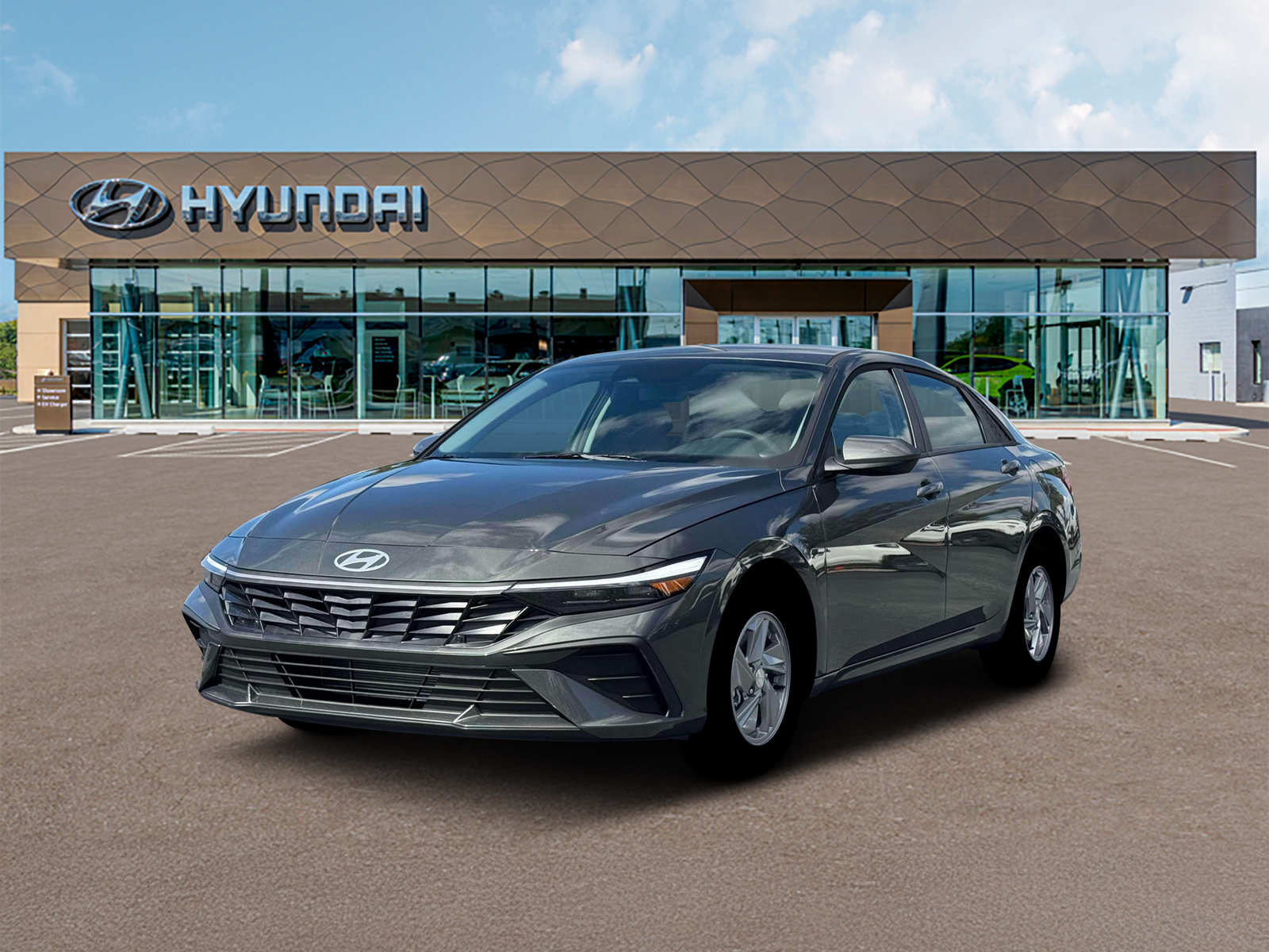 Photo view of 2026 Hyundai Elantra in Gray
