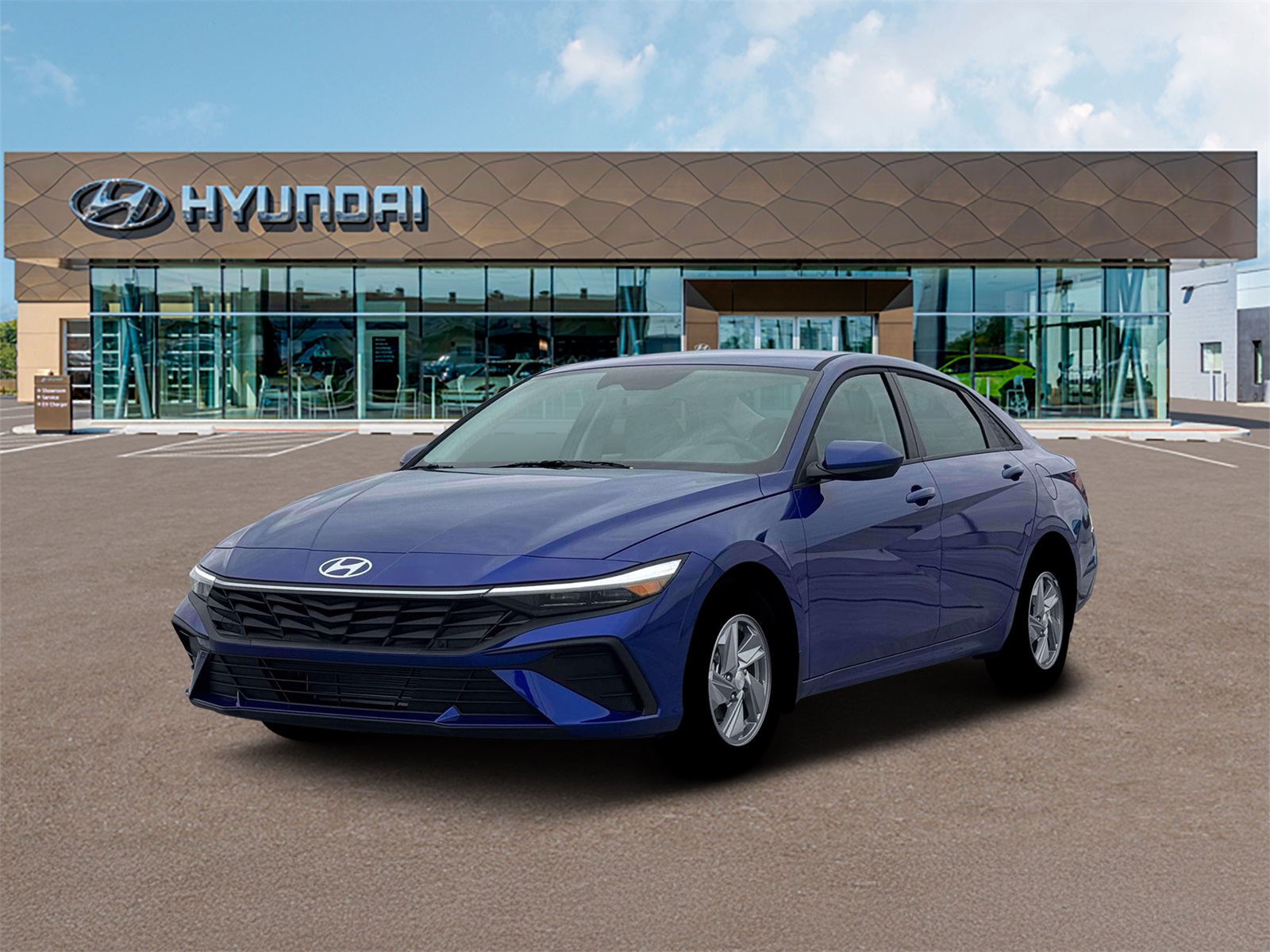 Photo view of 2026 Hyundai Elantra in Blue