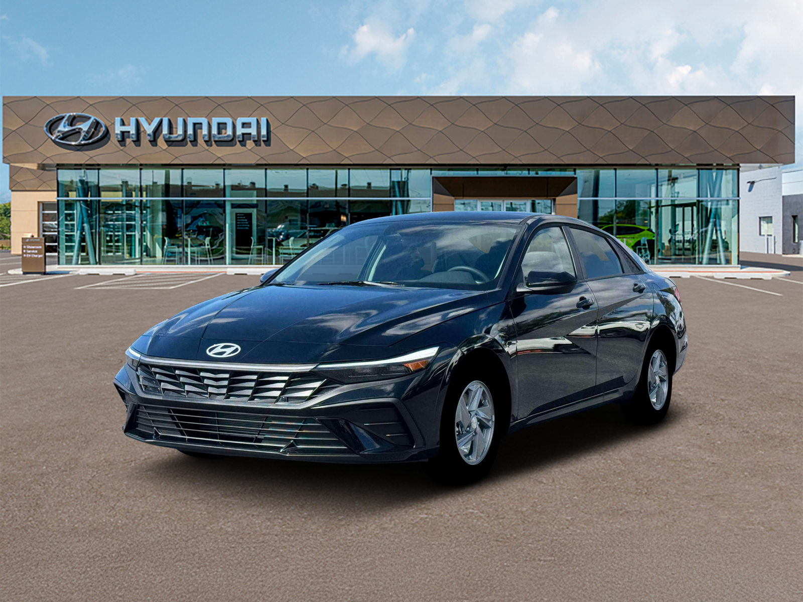 Photo view of 2026 Hyundai Elantra in Black