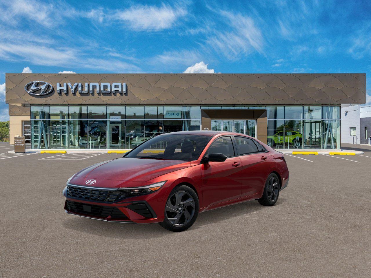 Photo view of 2026 Hyundai Elantra in Red
