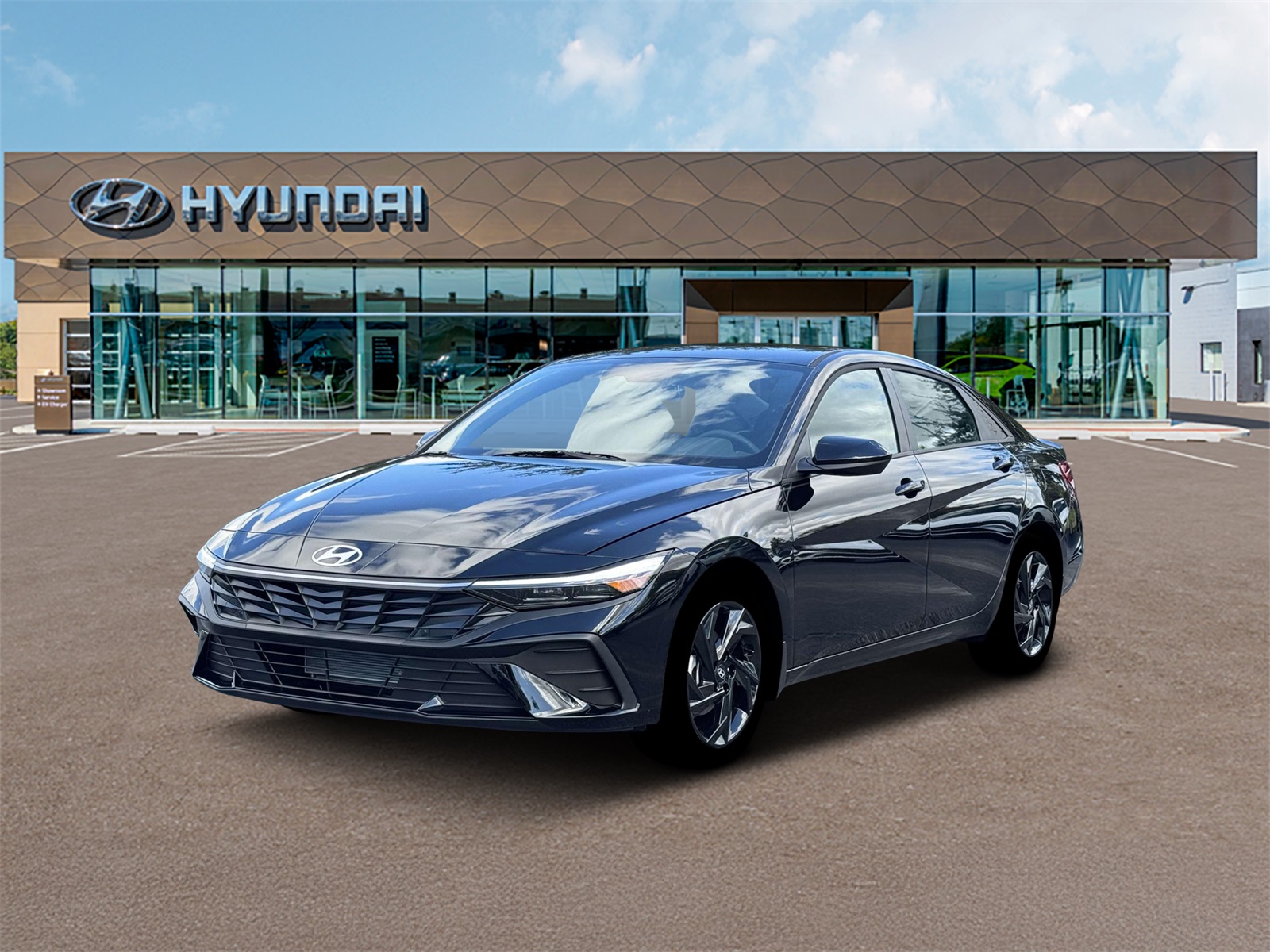 Photo view of 2026 Hyundai Elantra in Black