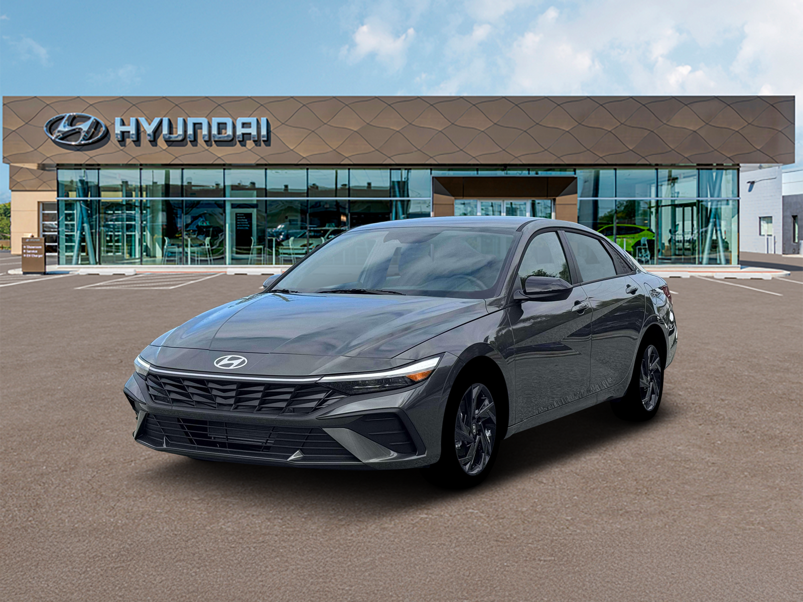 Photo view of 2026 Hyundai Elantra in Gray