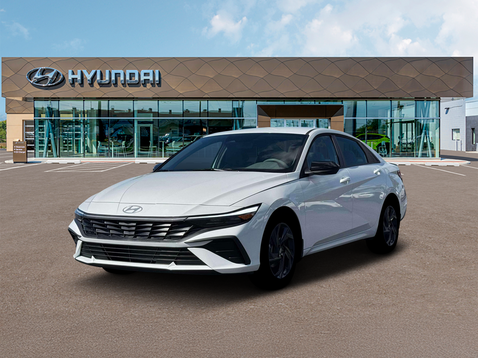 Photo view of 2026 Hyundai Elantra in White