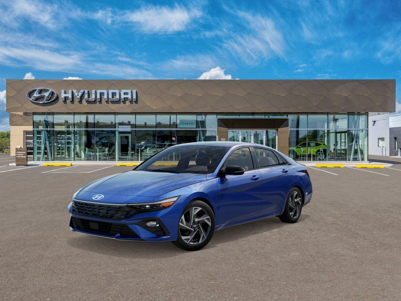 Photo view of 2025 Hyundai Elantra in Blue