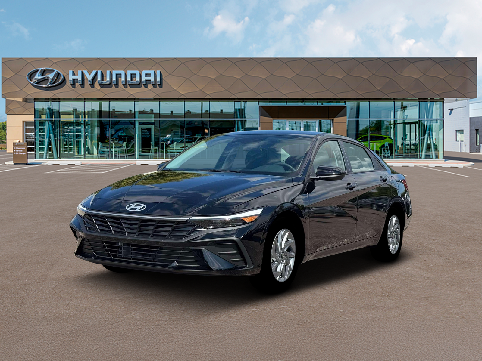 Photo view of 2026 Hyundai Elantra Hybrid in Black