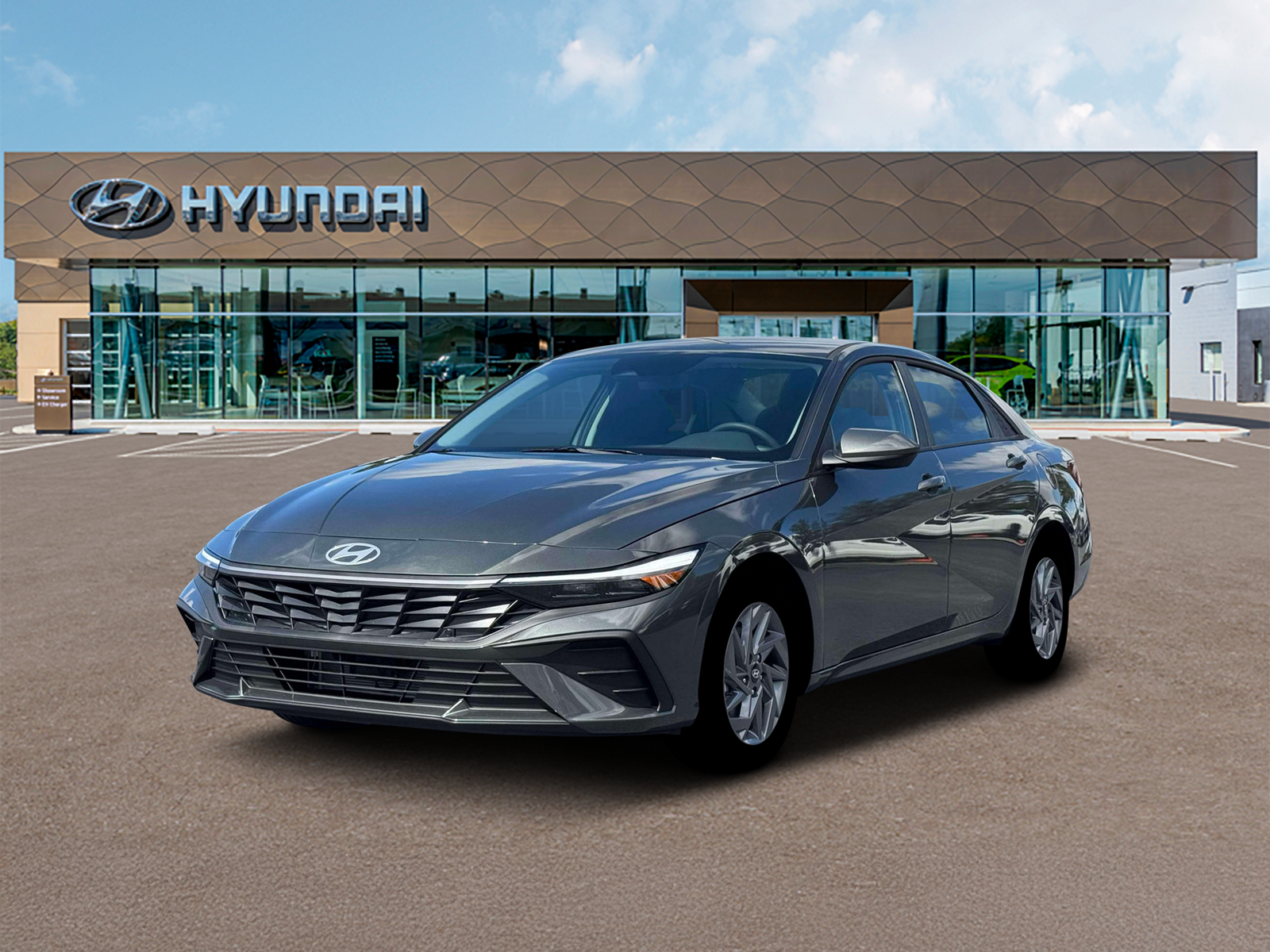 Photo view of 2026 Hyundai Elantra Hybrid in Gray