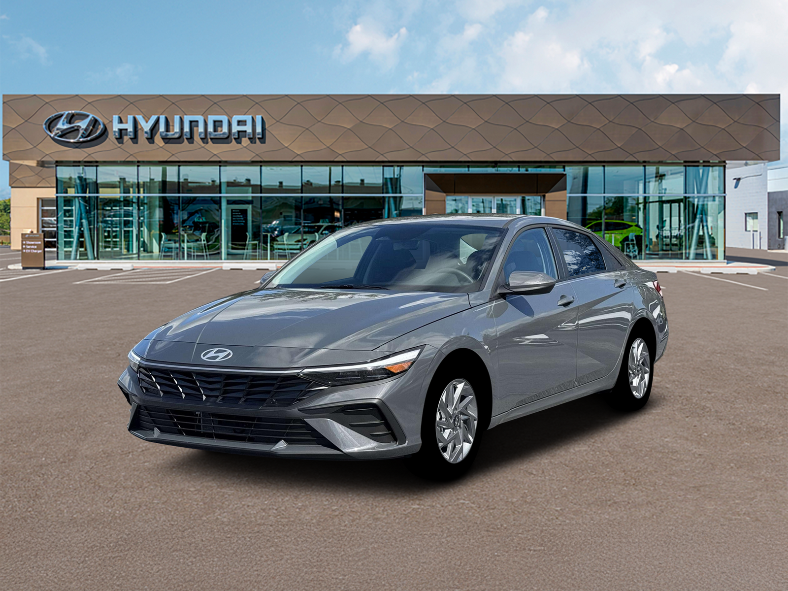 Photo view of 2026 Hyundai Elantra Hybrid in Gray
