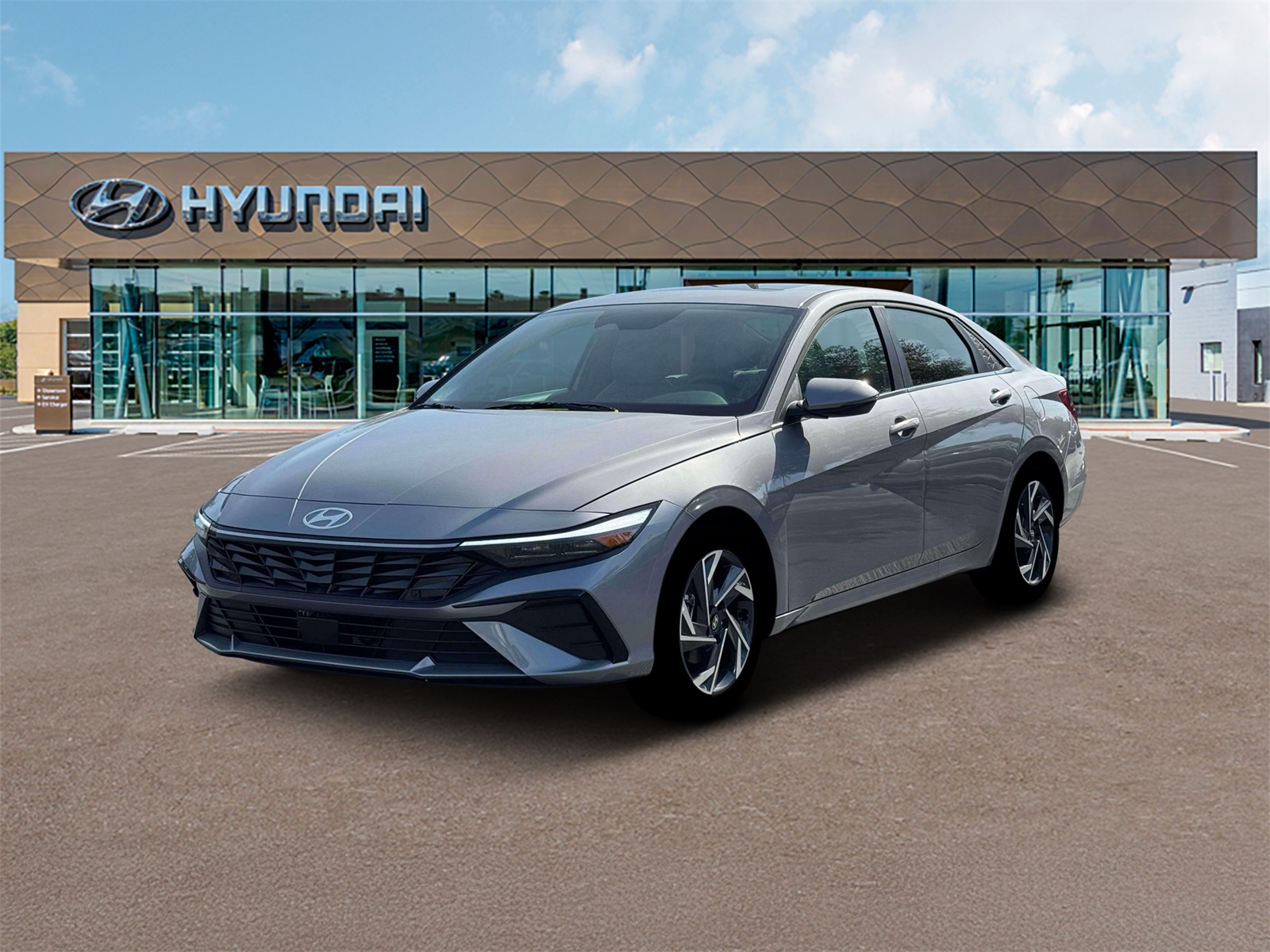 Photo view of 2026 Hyundai Elantra Hybrid in Gray