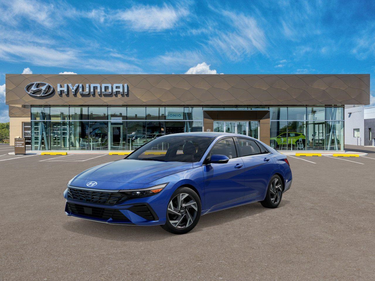 Photo view of 2026 Hyundai Elantra in Blue