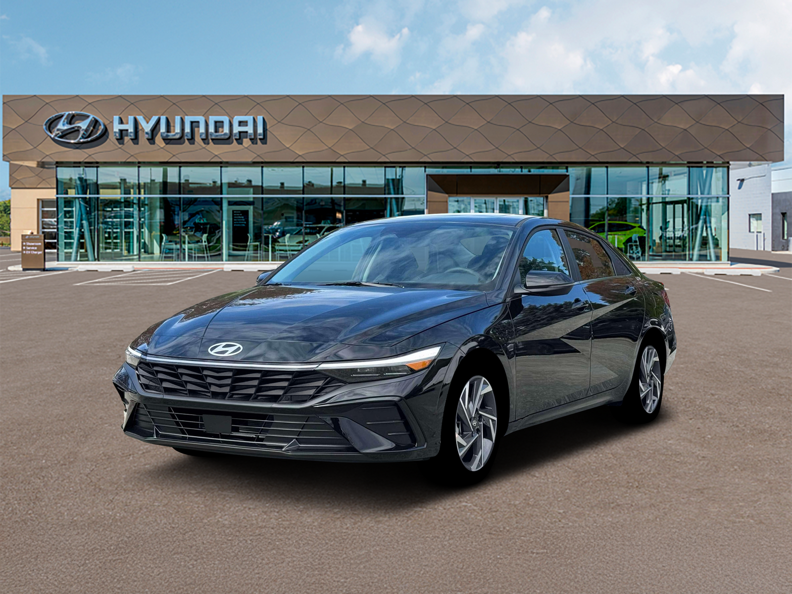 Photo view of 2026 Hyundai Elantra in Black
