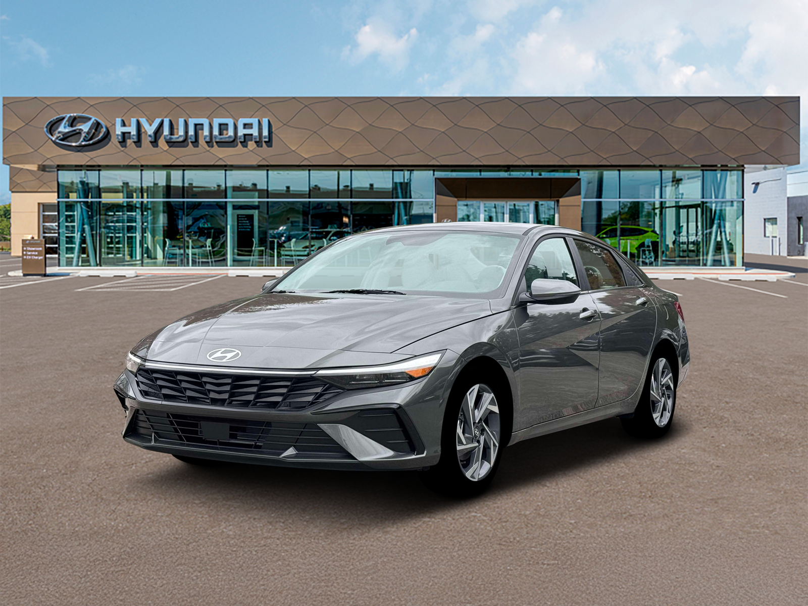 Photo view of 2026 Hyundai Elantra in Gray